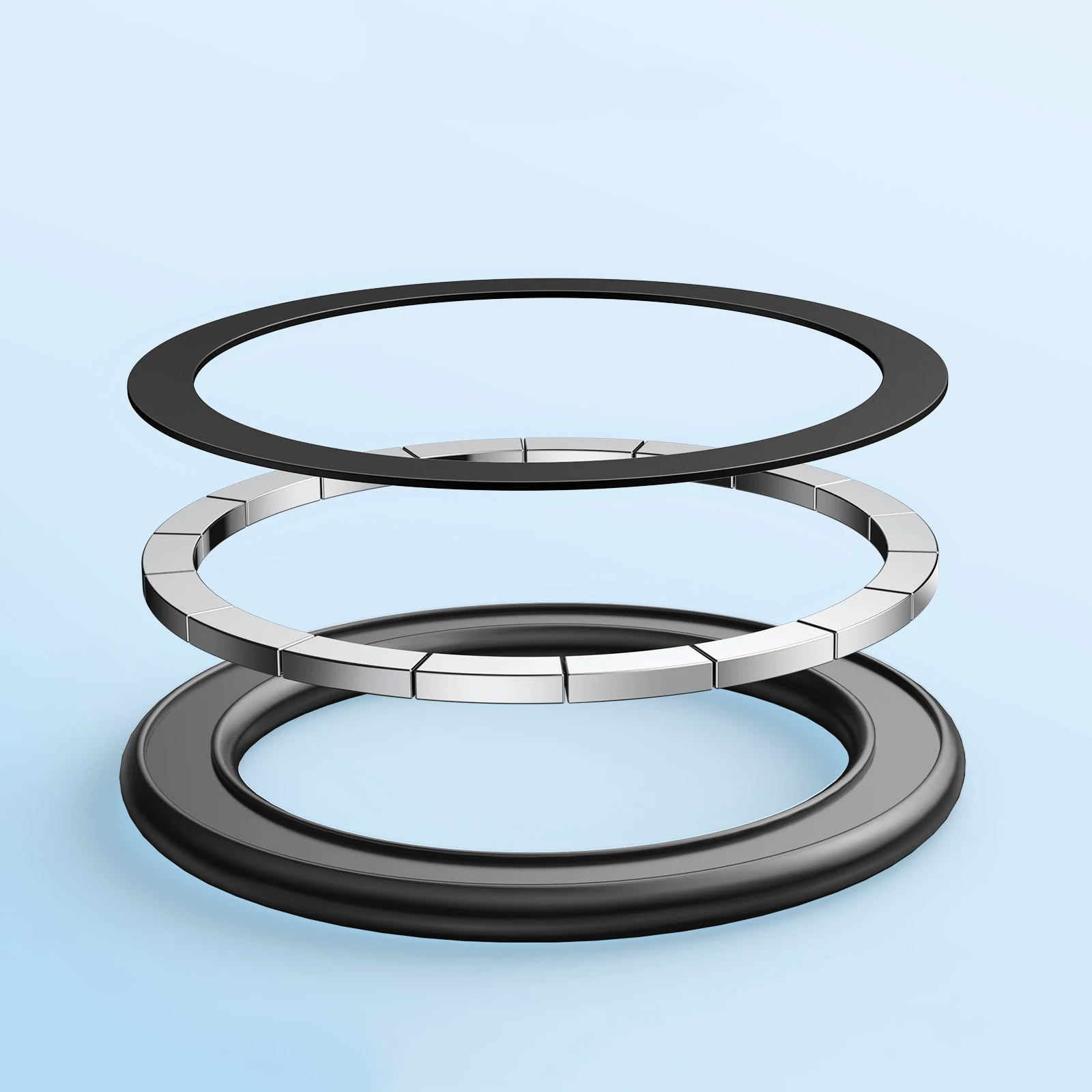 Universal Back Holder Ring Magnetic Metal Plate Ring For Magsafe Wireless Charger Magnet Sticker Phone Holder For iPhone 15 14