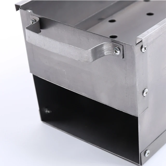 Outdoor Camping disposable table iron charcoal bbq grill smoker