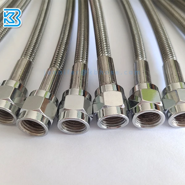  -4an AN4 Плетеный тормозной шланг из нержавеющей стали ptfe с прямыми поворотными гнездовыми концами размер резьбы an4
