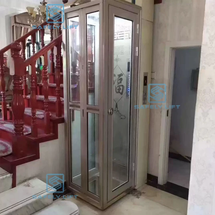 SAFELY Manufacturers High Quality Home Elevator Villa Hydraulic LIft Mini Residential Elevator