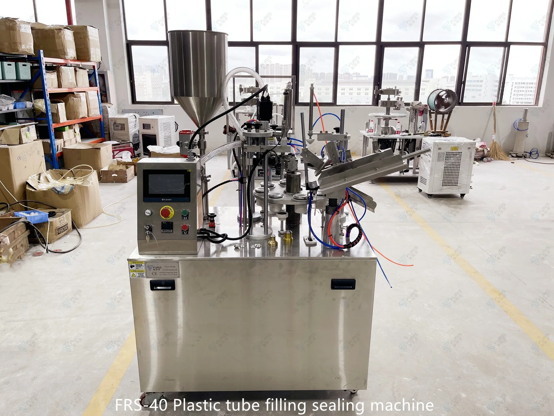 China semi full fully automatic high speed ointment plastic aluminum soft tube filling and sealing machine manufacturer for sale