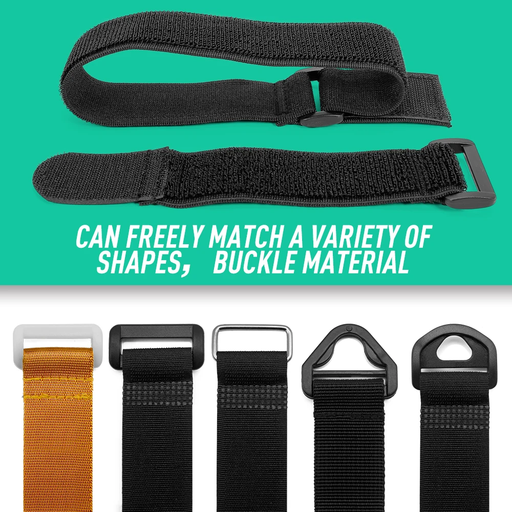 Регулируемый на заказ 100% нейлоновый крючок и петля в рулоне с эластичными подтяжками эластичные зажимы для ремня