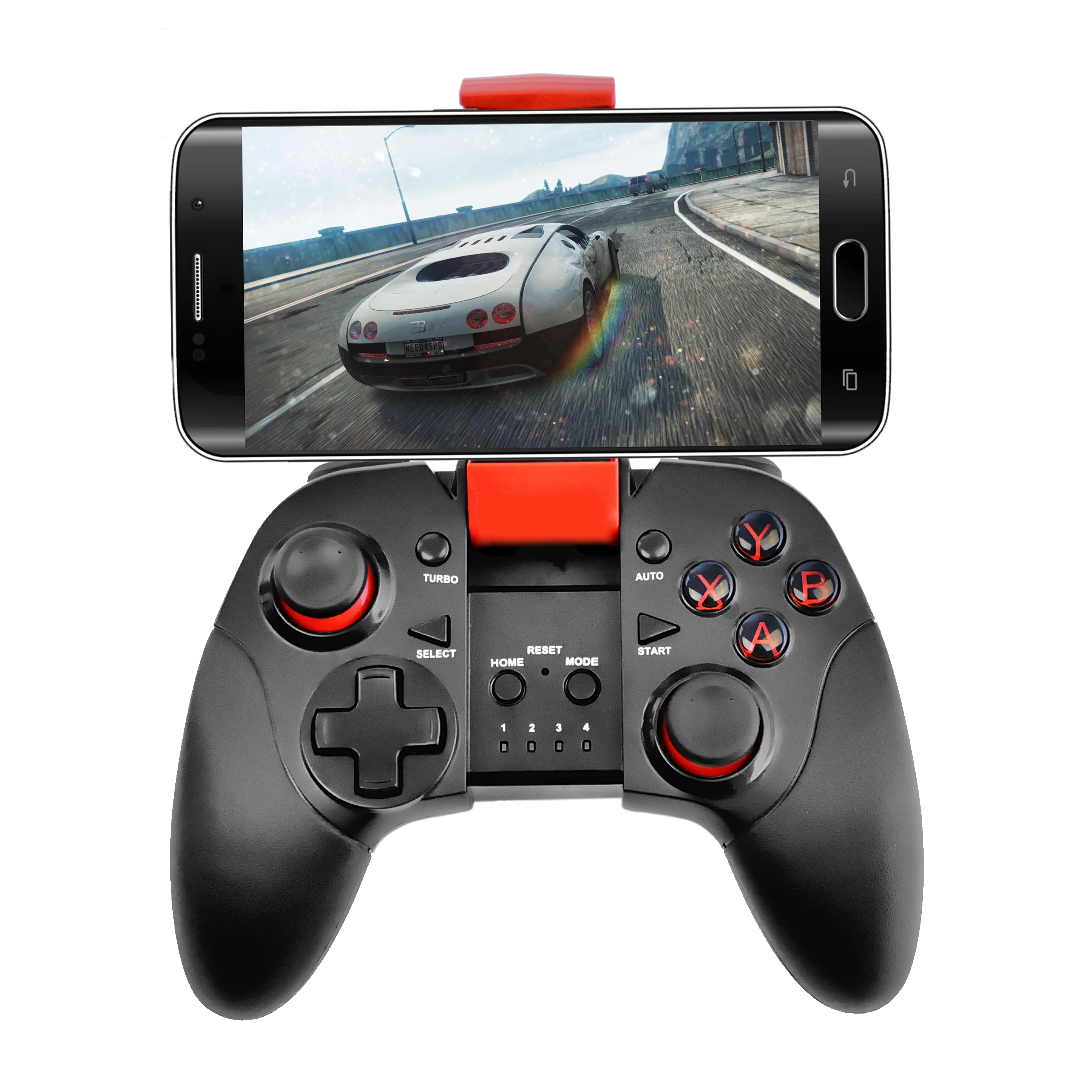 
Android & IOS bluetooth wireless gamepad for smartphone & Tablet PC D-Input&X-Input game controller 