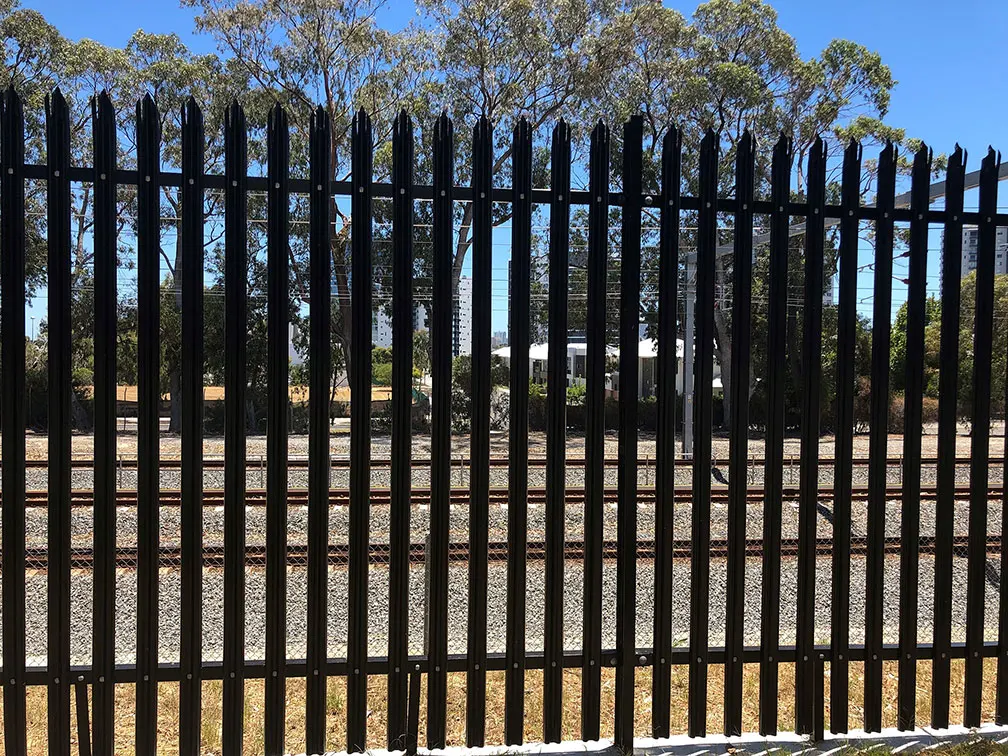 Hored wholesale galvanized metal Aluminum cheap fence panels garden Gate Security Ornamental Wrought Iron Fence