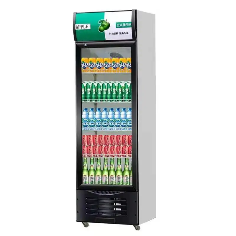 Glass Door Pepsi Beverage Cooler Commercial Display Freezer Refrigeration Equipment