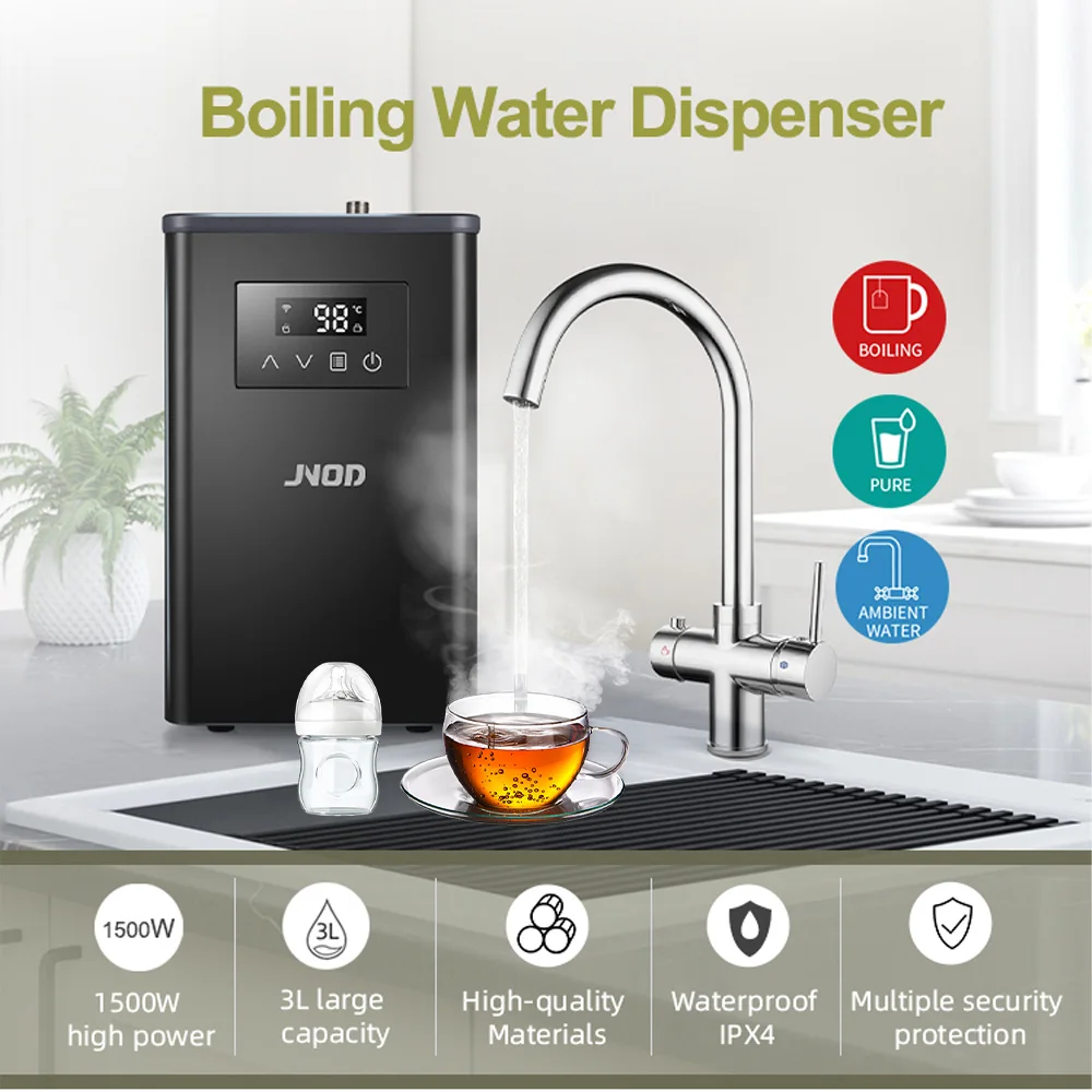 Jnod New Design 3L 1500w Heating Water Dispenser Kitchen Boiling Water Heater Tap Under Counter Hot Water Dispenser