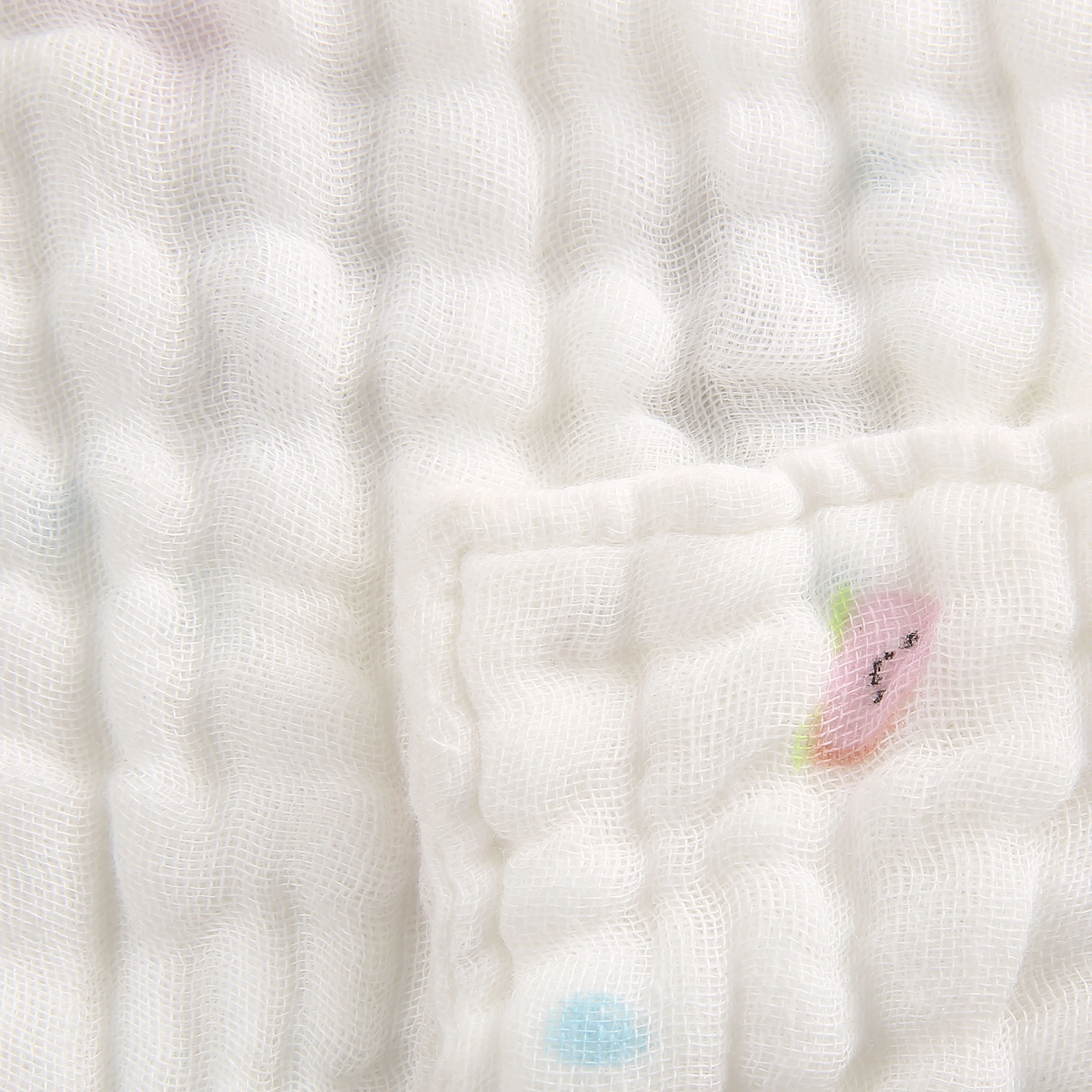 
100% cotton gauze muslin plain dyed baby blanket bib fabrics soft baby blanket fabric soft baby blanket fabric 