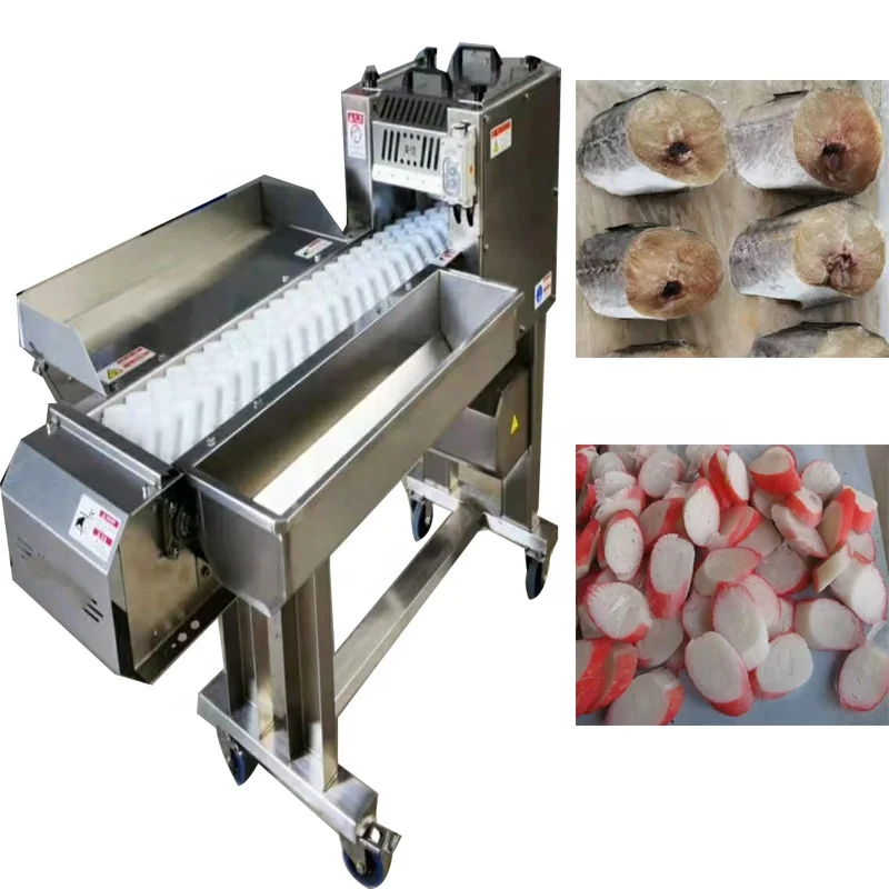 Seafood Bevel Cutter  Seafood Crab Stick Bias Cutting Machine