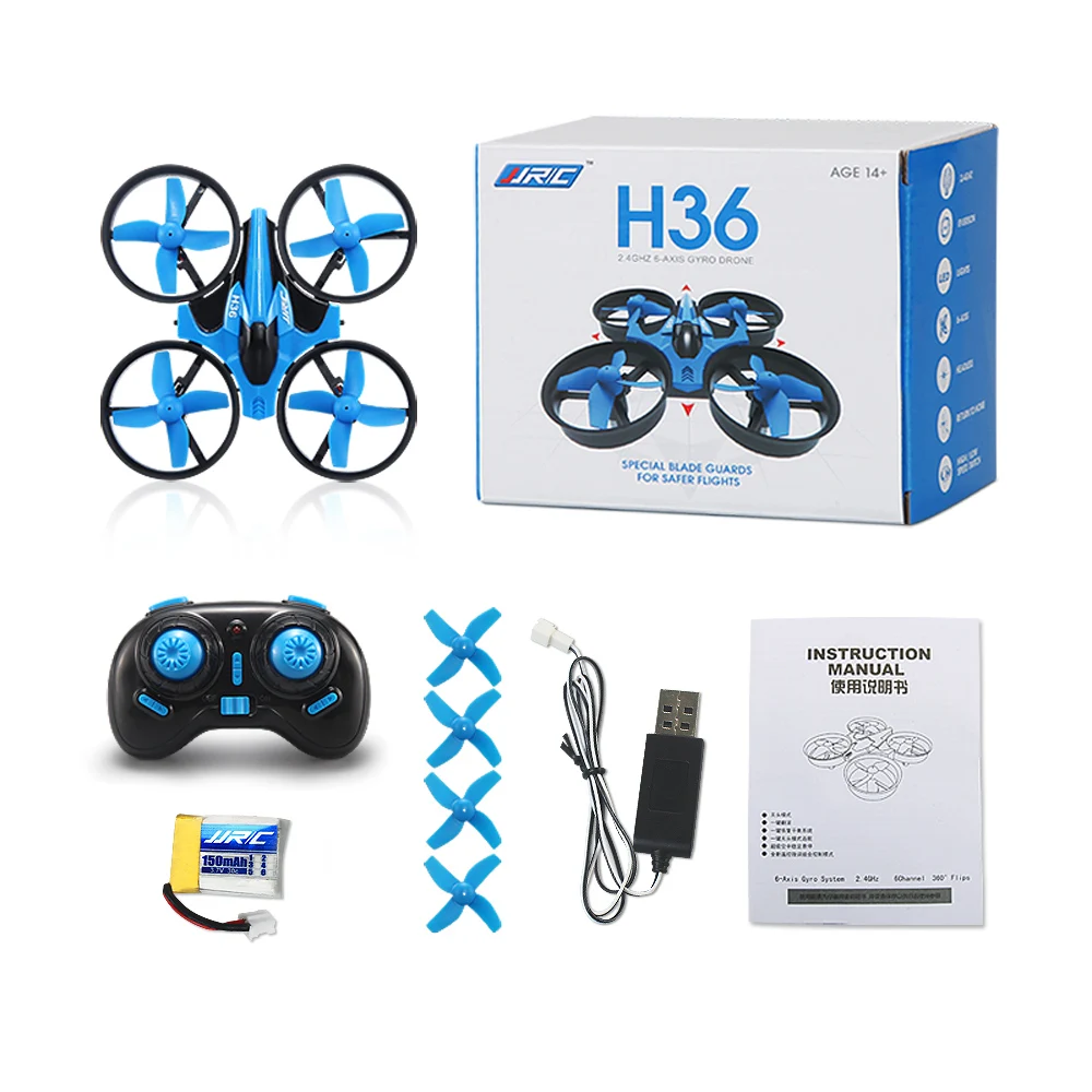 Hot 0riginal Cheap JJRC H36 Mini UFO Small Kids Drone 6 Axis Gyro Portable RC Quadcopter Headless Mode Toy Dron for Children