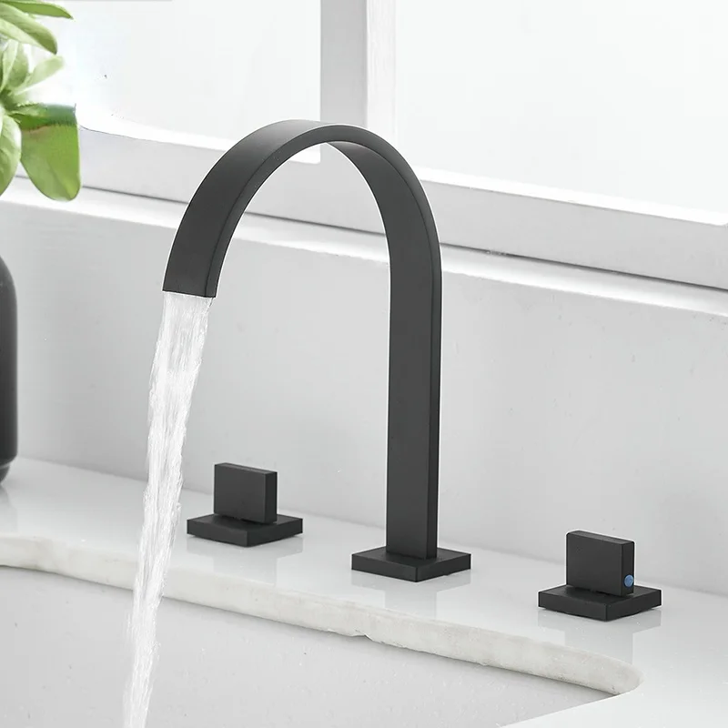 b043 01 31 1 lanerdi solid surface shuikou basin 3 faucet 304