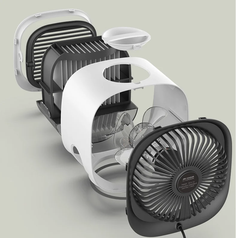 Заводская Продажа, usb вентилятор, портативный Настольный мини-usb-кондиционер, охладитель для дома