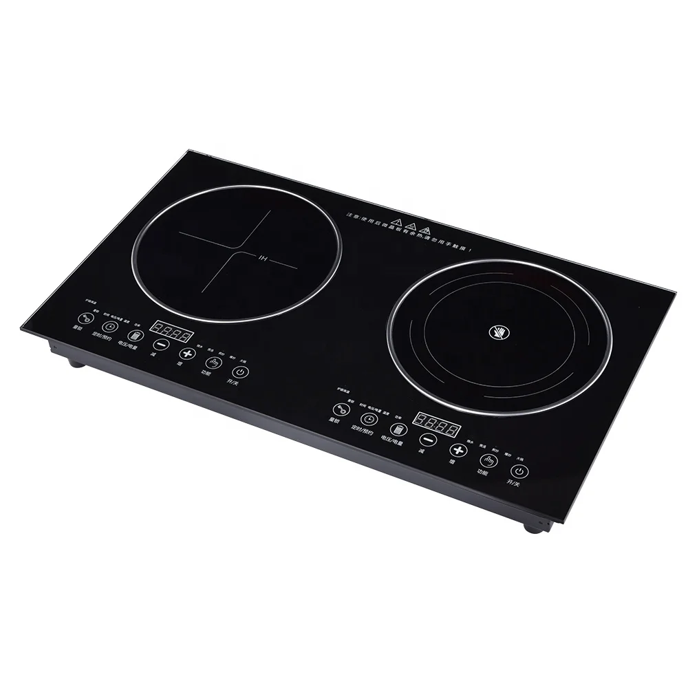 imichef 2200W+2200W High Quality Multifunctional double plate infrared Induction Cooker electric Dual-cooker