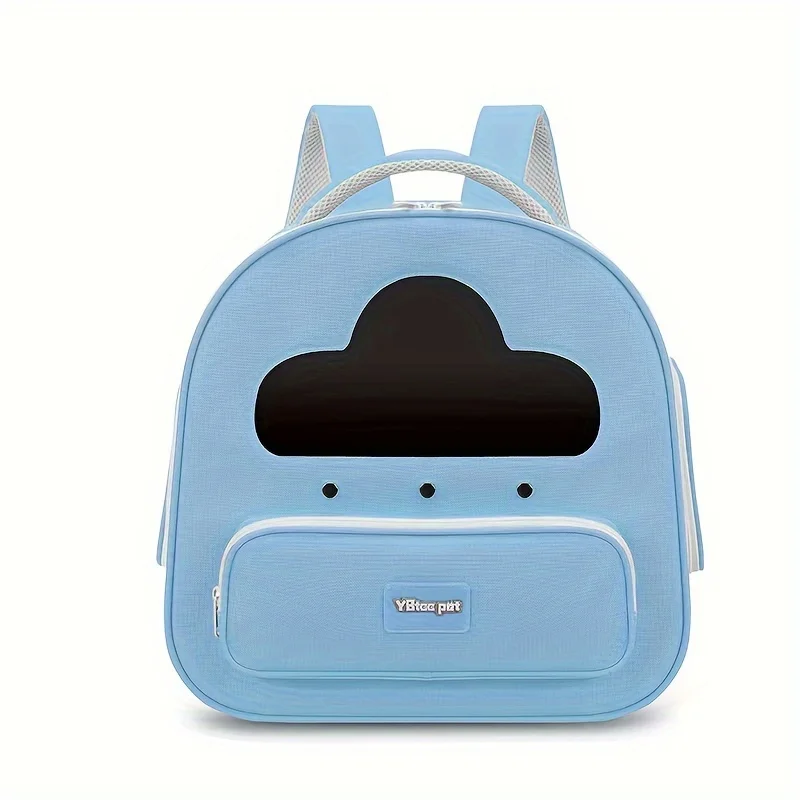 Hot Selling Customizable Small Size PU Shoulder Backpack for Pets Luxury Pet Carrier Zipper Closure Outdoor Travel Dogs Cats