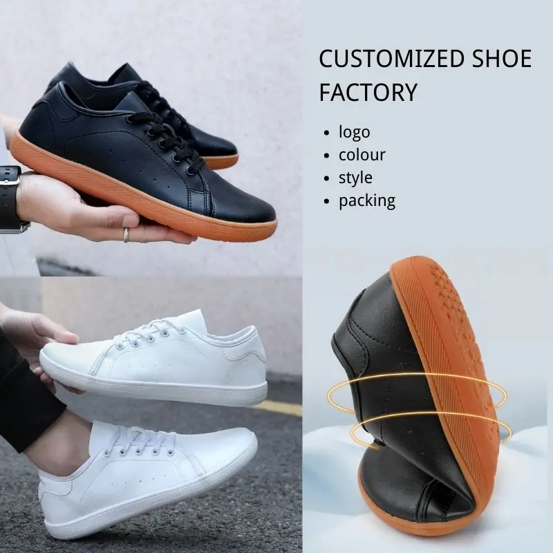 Men Women Non-slip Wide Toe Box Sports Flat Shoes Minimalist Zero Drop Training Fitness Beach Trail Walking Style Barefoot Shoes