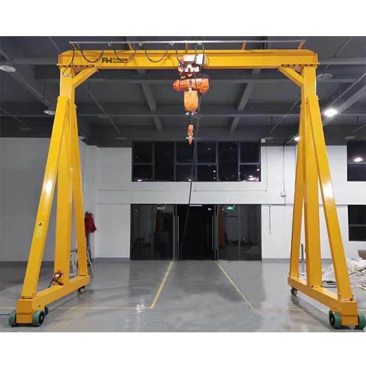 Small crane gantry portable mini gantry crane 5 ton 7ton 10 ton