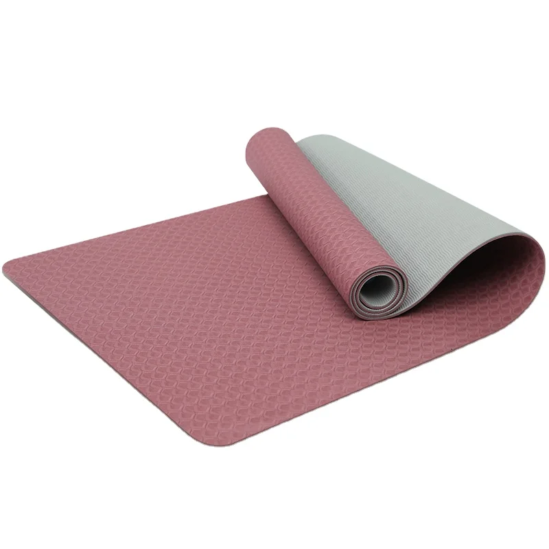 2024 Best Selling Pilates Equipment Thickness TPE Yoga Mat Exercise Mat Eco Friendly Non Slip 8mm Cheap Mat