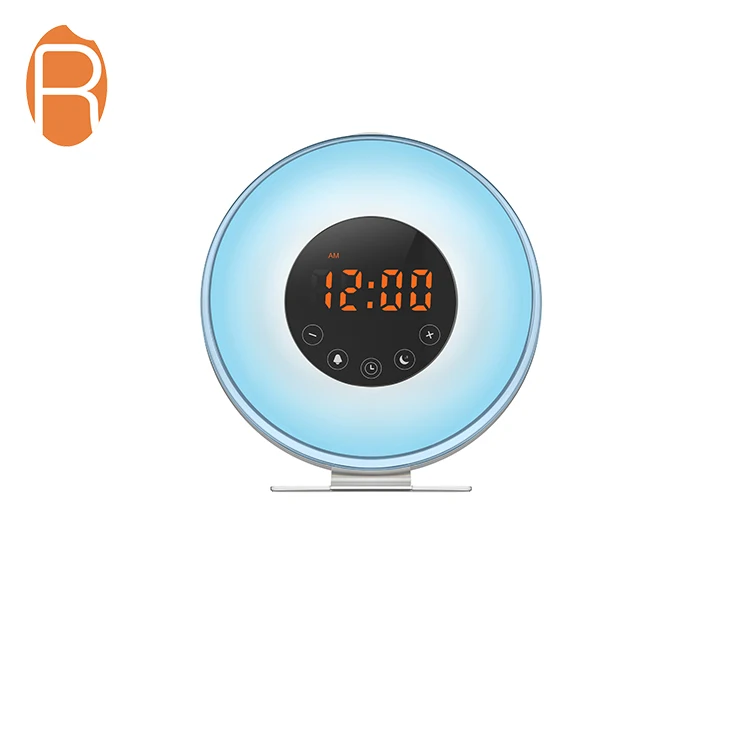 
Digital Alarm Clocks Touch Sensor Sunrise Sunset LED Light Clock 