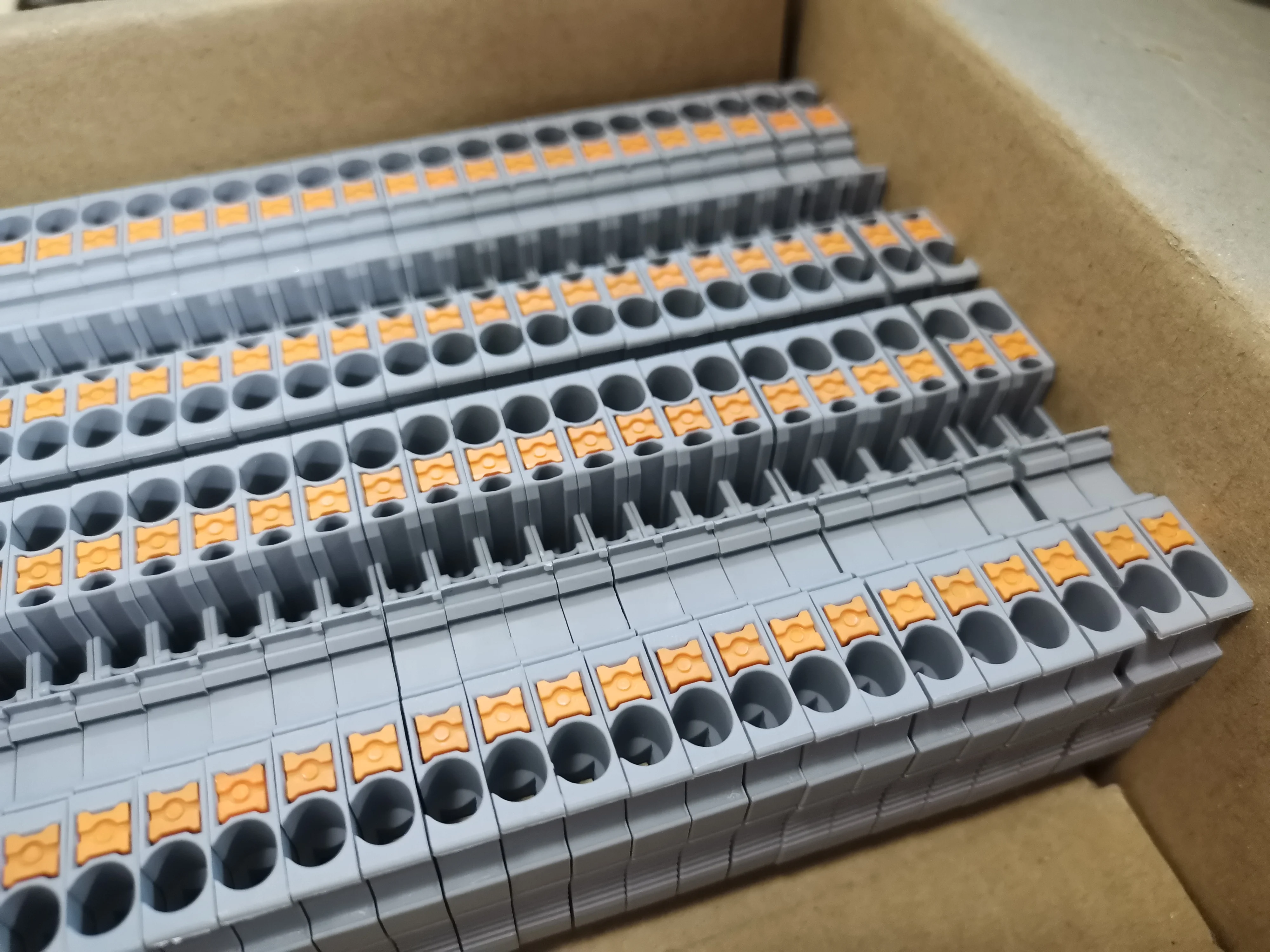 PT 2.5 Phoenix Din Rail Feed Through Push In Wire Connectors Terminal Blocks