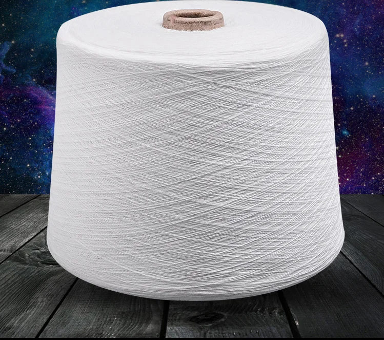 
White 100% cotton yarn for combed cotton spinning 