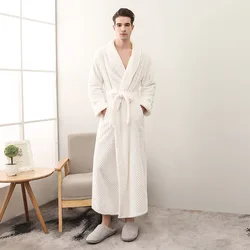 2022  Mens Fleece Robe Soft Light Hotel Bathrobe Bathrobe for women