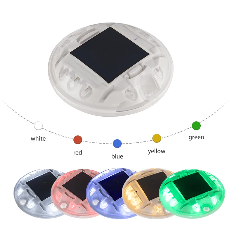 360 degree constant light manufacturer flashing  pavement  with  reflector aluminium bearing  light solar road stud