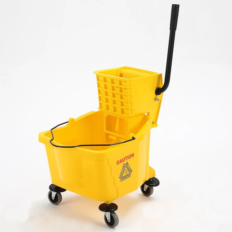 Пластиковая Швабра BB36 Wringer 36L с одним ведром и колесами