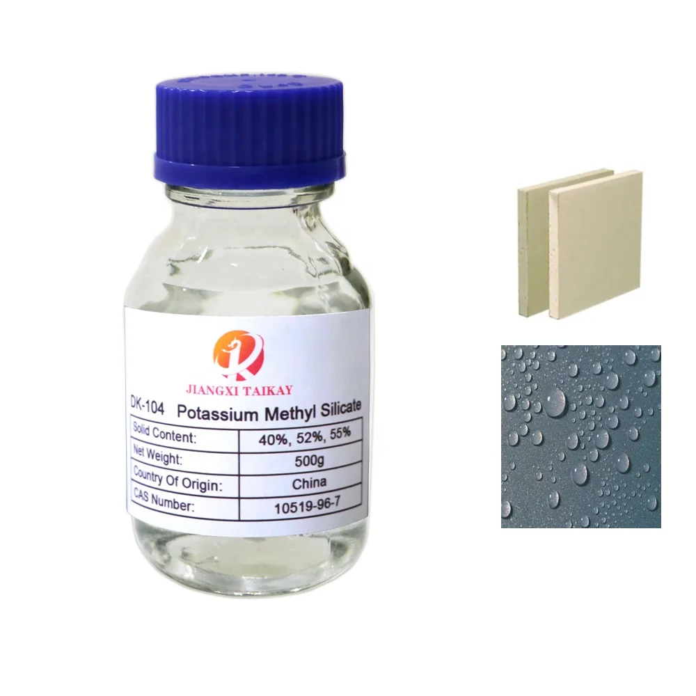 CAS 31795-24-1 Organic Silicone Water Repellent Liquid Methyl Potassium Silicate