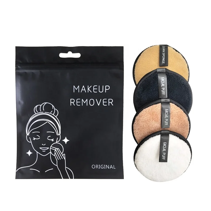 Фабрика непосредственно оптовый круглый бамбук лицо стирки одноразового макияжа подкладки бамбук составляют подкладки для снятия