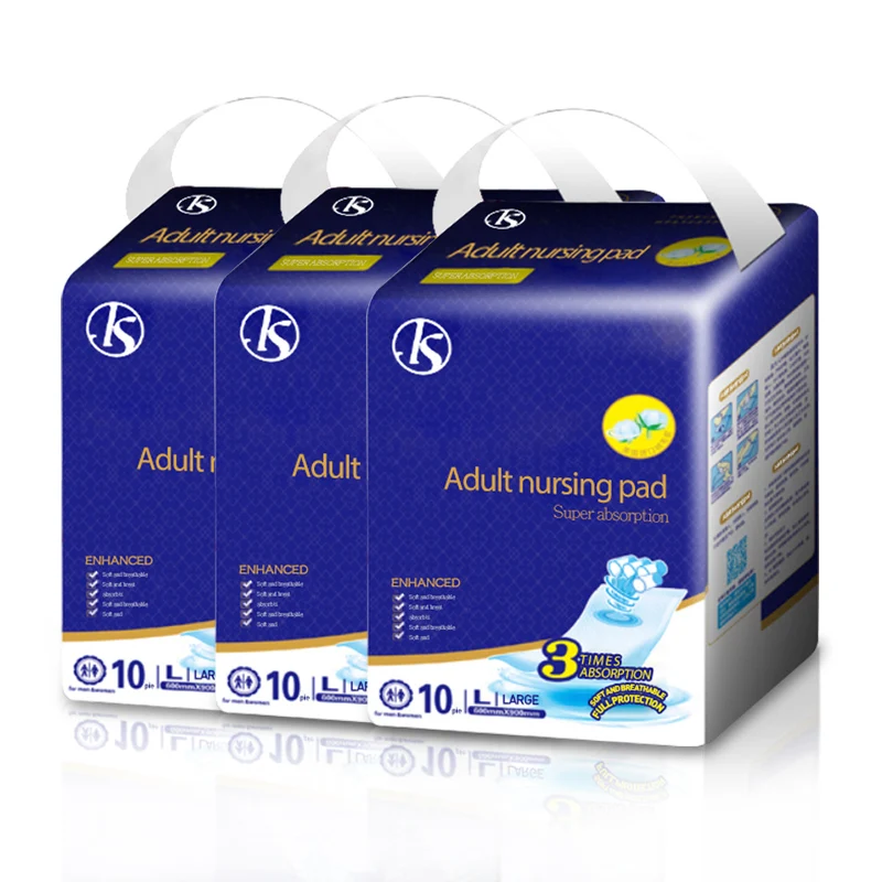 
Original factory blue disposable underpad with stickers male incontinence pads products wholesale 