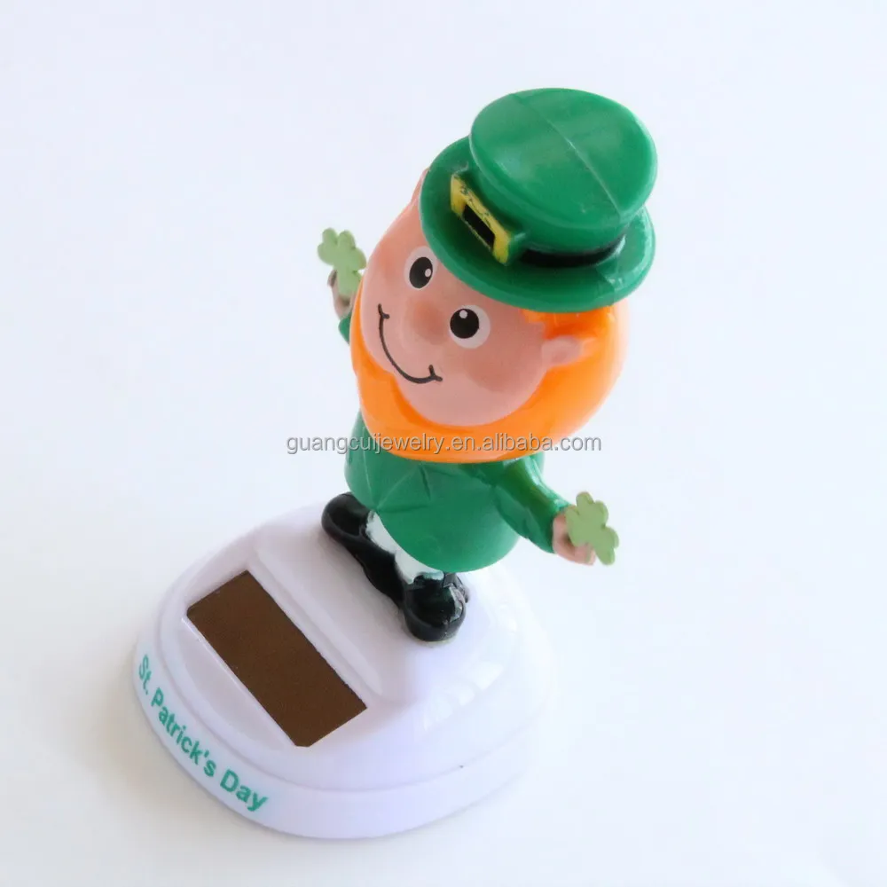 Wholesale custom Ireland design shaking solar dancing toys for car decoration