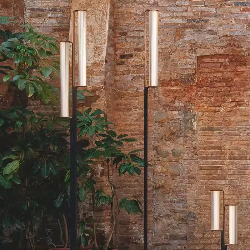 Outdoor Garden Light Acrylic Stainless steel Courtyard Decoration LED Waterproof IP65 Landscape Outdoor Lawn Bollard Lights