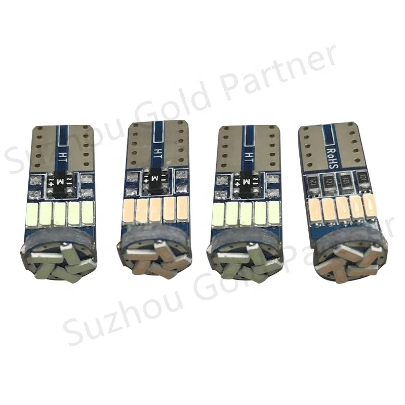 T10 Led W5W Led Bulbs 168 194 4014 30 Dome Reading License Plate Light Car Interior Lights Auto White led auto lamps