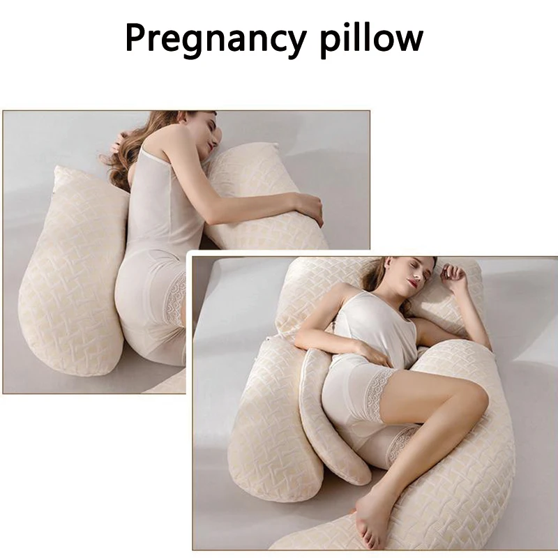 High Quality Pregnancy New Knitted Tech Fabric Air Layer Adjustable Nursing U G H J Maternity Pillow For Pregnant Women