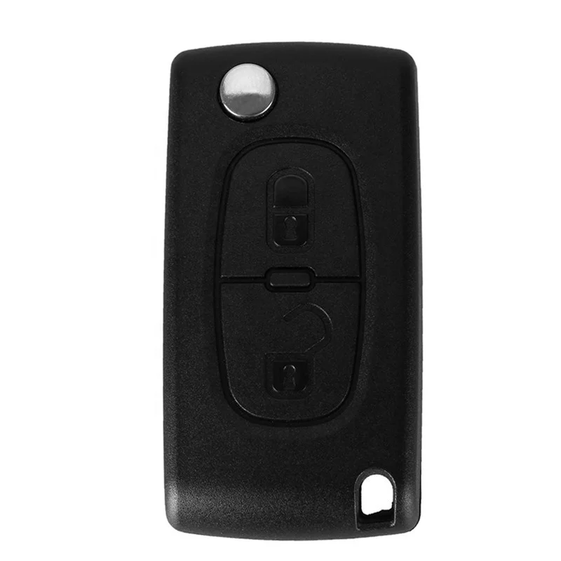 2, 3 Button Remote Control Key Fob Shell Flip Car Key Replacement For Citroen C2 C3 CE0536 Peugeot