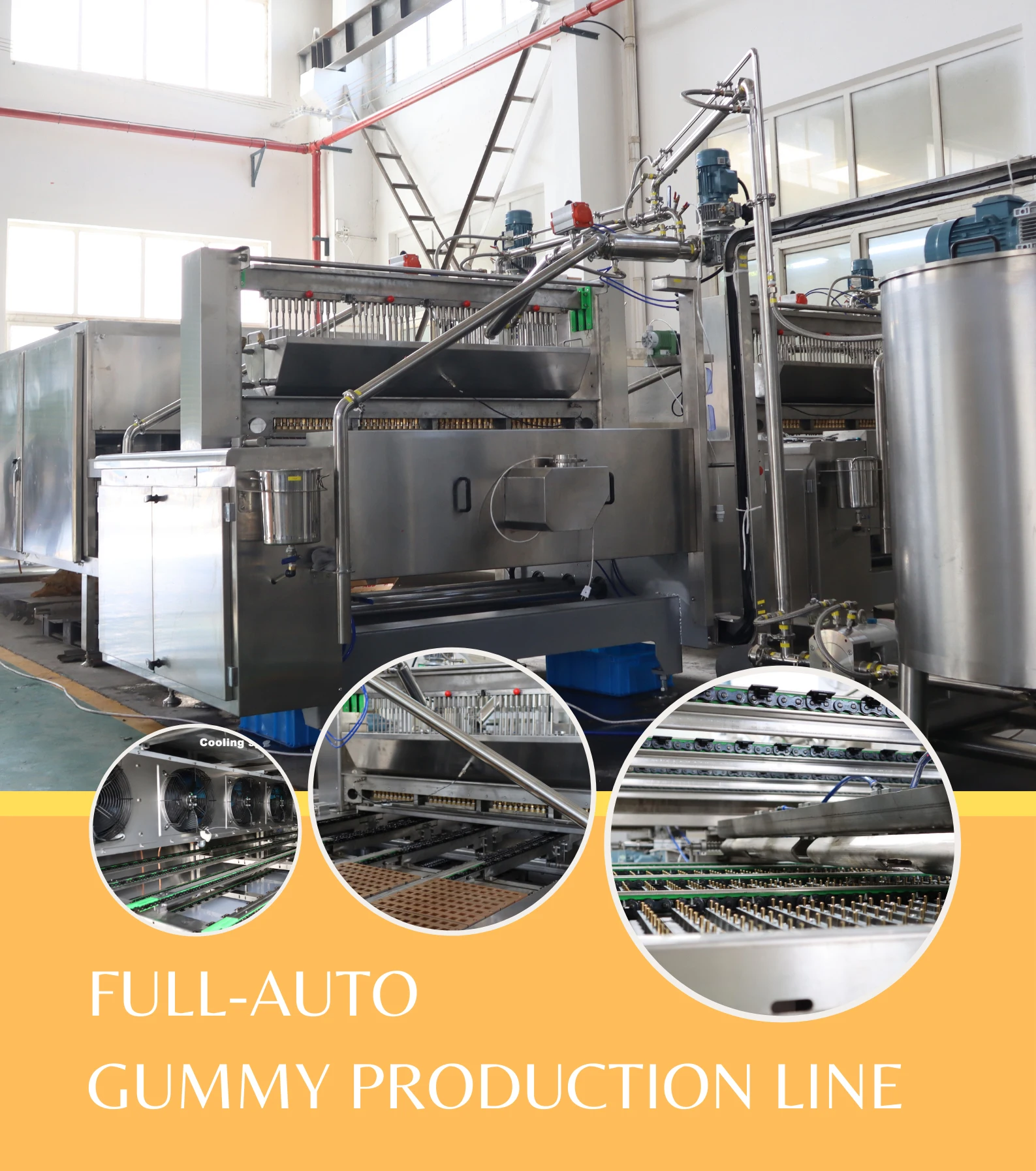 wholesale antiderapant vitamin vegan gummy snake edible making machine starch mould supplement manufacturer steam jet cocker