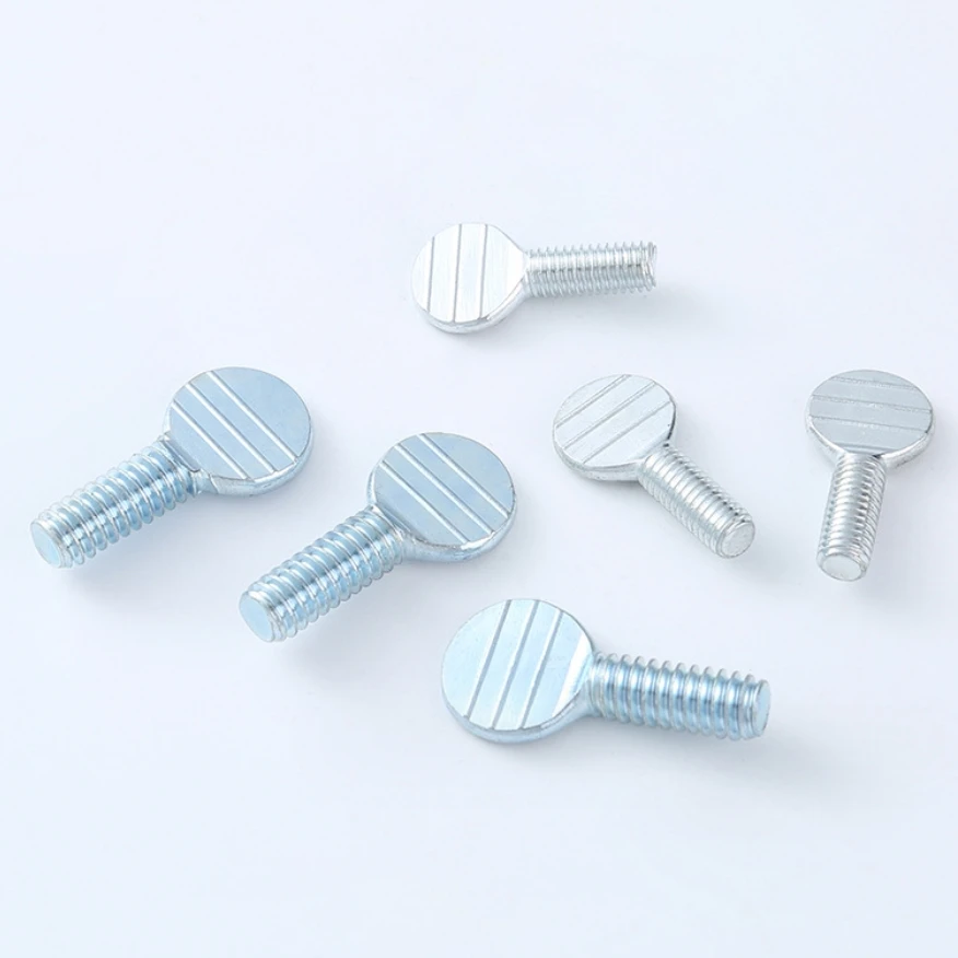 Regular Round Head Table Tennis Racket Screws Spade Head Wave Plate Thumb Racket Screw Regular Thumb Screws