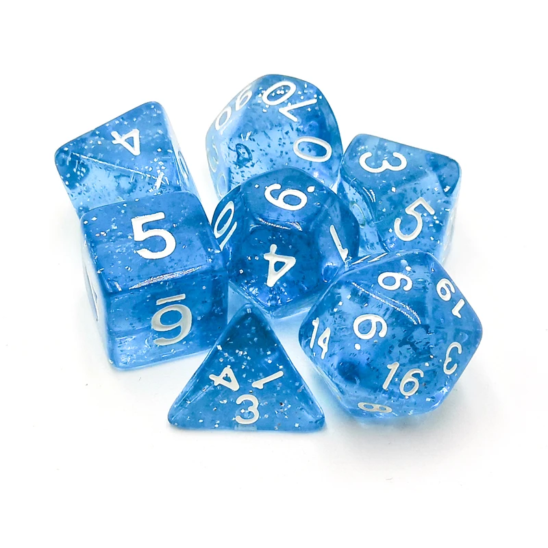 
Custom dice set 16mm polyhedral dice 