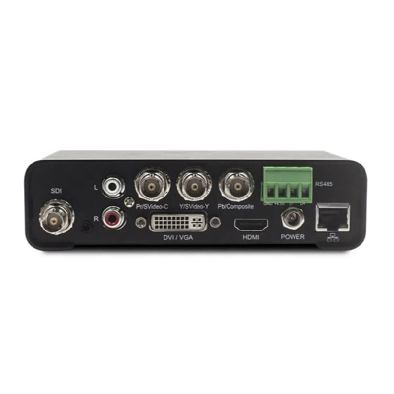 Webcasting independent audio input USB storage iptv streaming encoder