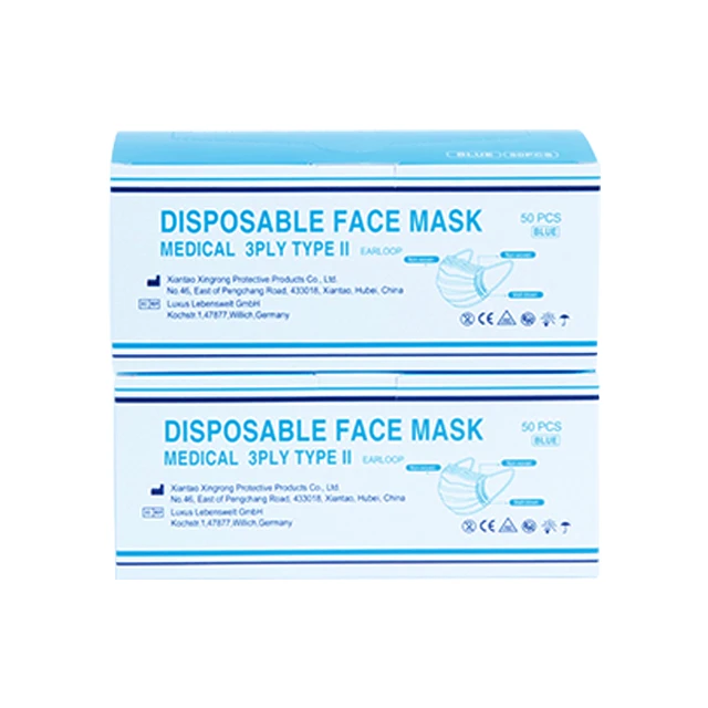 Factory Hot Sale Breathing Unobstructed Non-woven Disposable Mask Hospital Doctor Medical