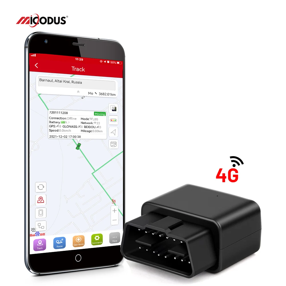 Micodus MV33G Plug And Play ACC Обнаружение мини-локатора автомобиля Gps отслеживающее устройство карта Google Obd порт 4G Obd2 трекер