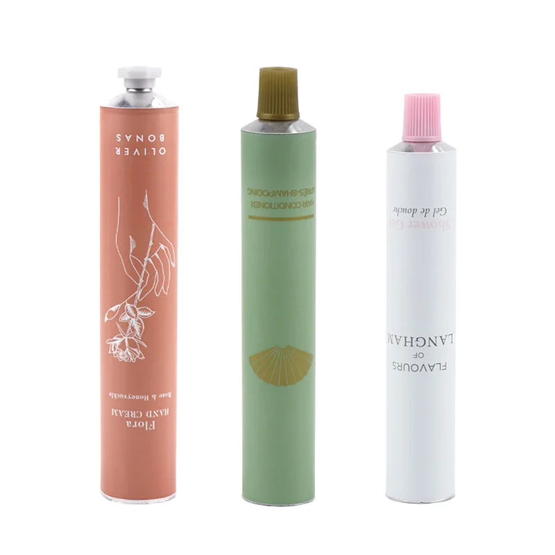 
15ml 30ml 50ml 100ml 150ml Customized Logo cometic packaging soft aluminum cosmetic tube 