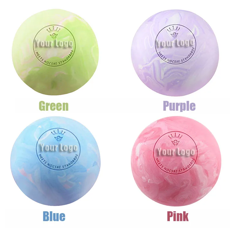 Custom Fitness Rehab Therapy Silicone Colorful Massage Lacrosse Ball with Logo