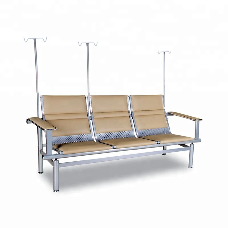 Hospital clinic airport waiting lounge bank 3-seater waiting room gang seating chair