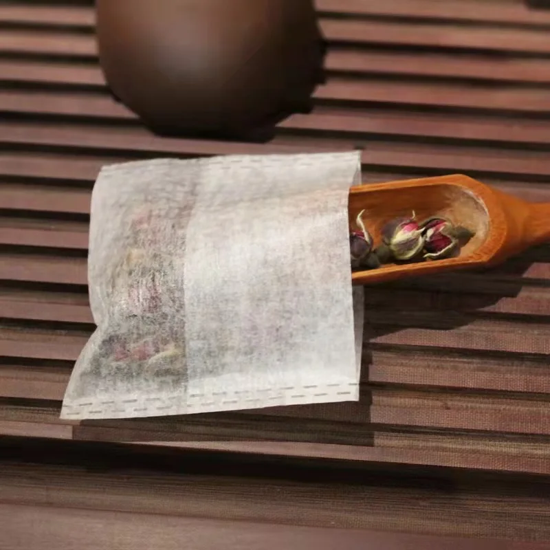 PLA corn fiber non woven fabric foldable tea bag PLA filter tea bags