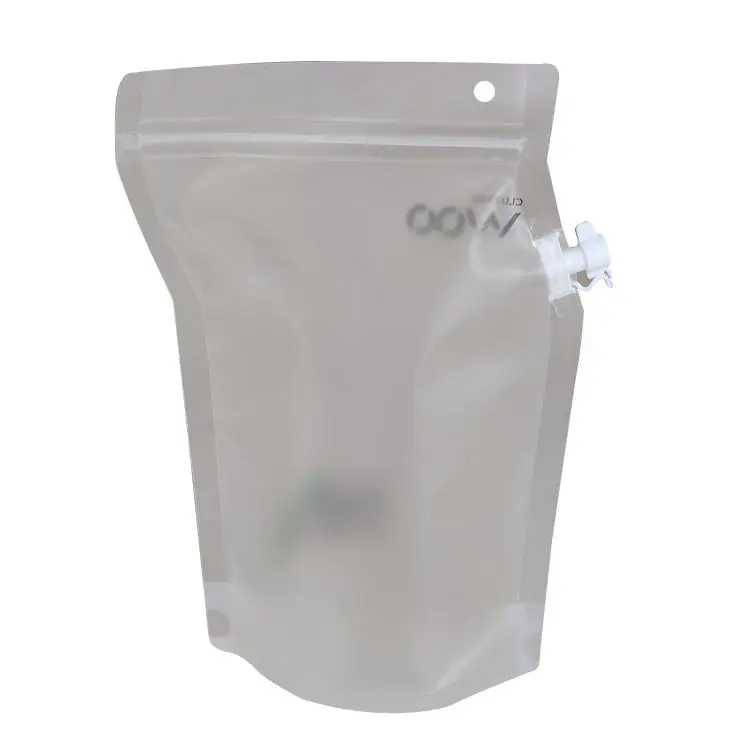 High Quality Customized Logo Reusable Liquid Fill Stand Up Spout Pouch Bag