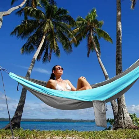 Amazon Hot Selling Wholesale Outdoor Double Person Ultralight Hammock parachute,Hiking,Camping