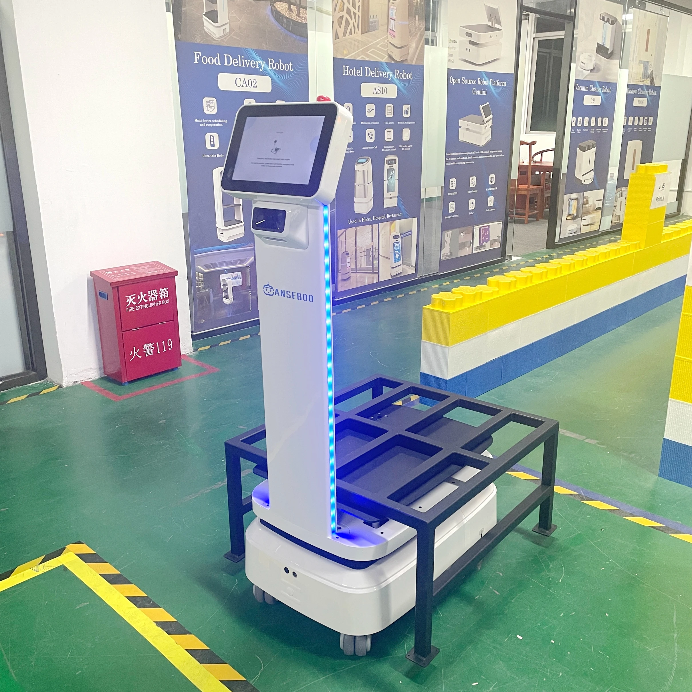Agv robot automated warehouse robot logistics 150kg with lift automatico industrial guided vehicles precio robot