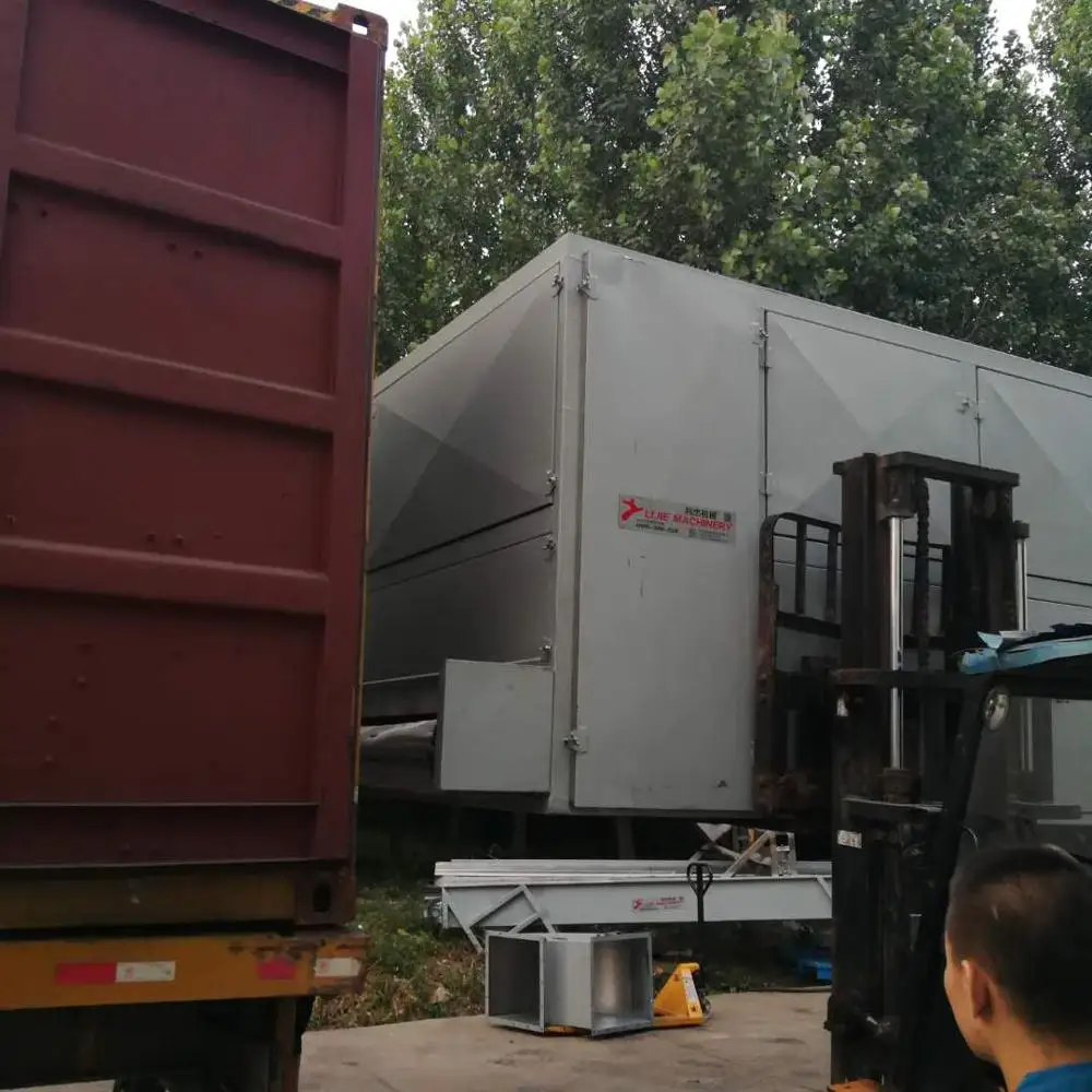  Постоянный большой емкости из конопляной ткани c бутоном цветка для непрерывного пояса сетки горячего воздуха сушилка теплового насоса с вышитыми цветами CBD сушильная