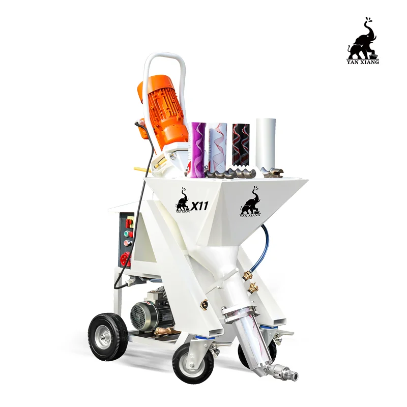 X11 small wall plaster smoothing machine automatic/mortar spray