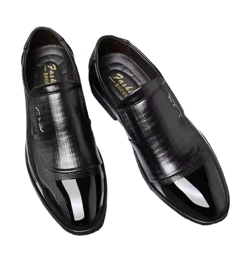 Мужские туфли с острым носком, черные кожаные туфли в Корейском стиле, деловое платье для интервью, лето-осень 2022